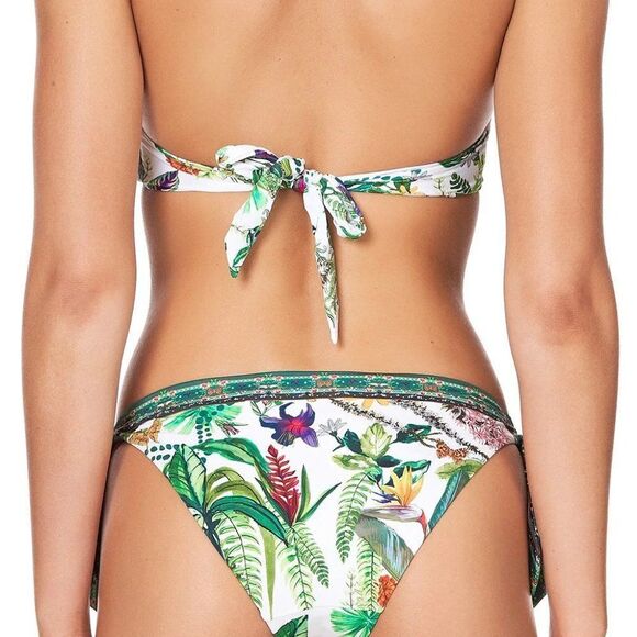 Camilla 2 pc bikini Size Small B-C Cup Knot Front Halter With Soft Tie Daintree - Picture 3 of 4